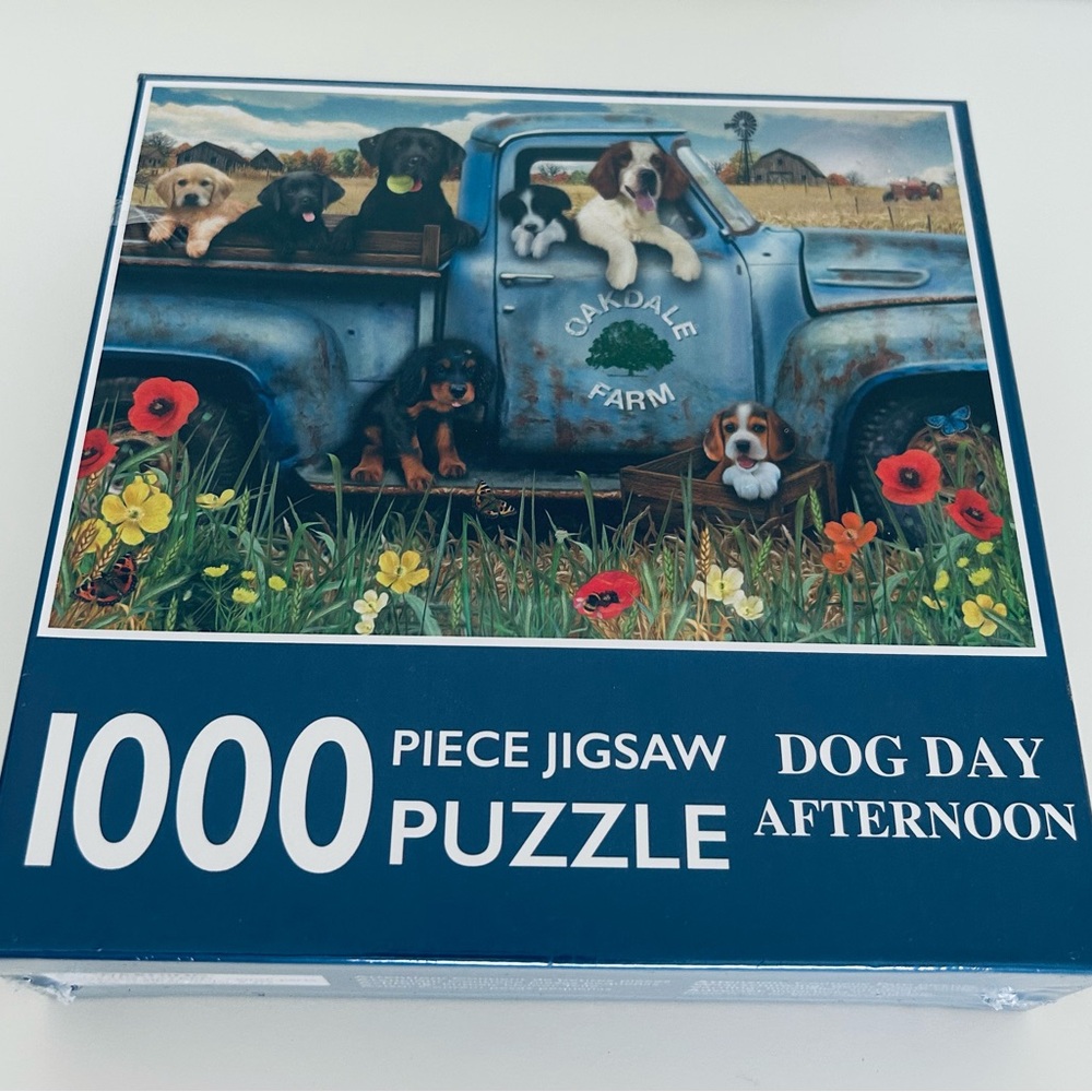 NEW Dog Day Afternoon - Page Productions Jigsaw Puzzle - 1000 Pieces